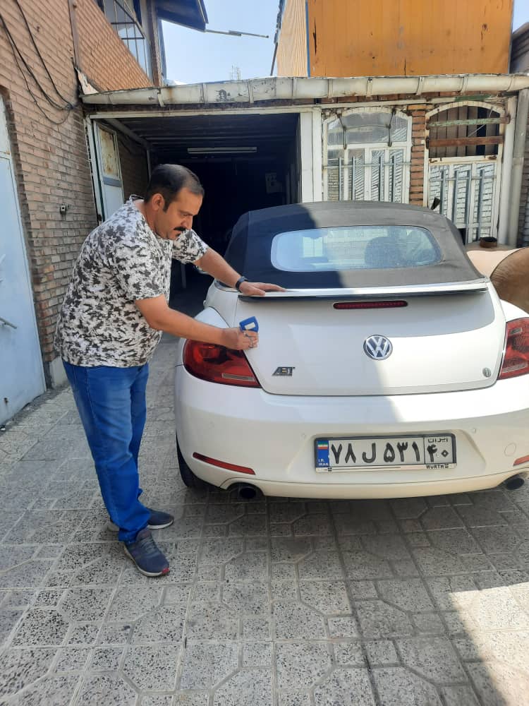 تشخیص رنگ شدگی شاسی سقف ستون